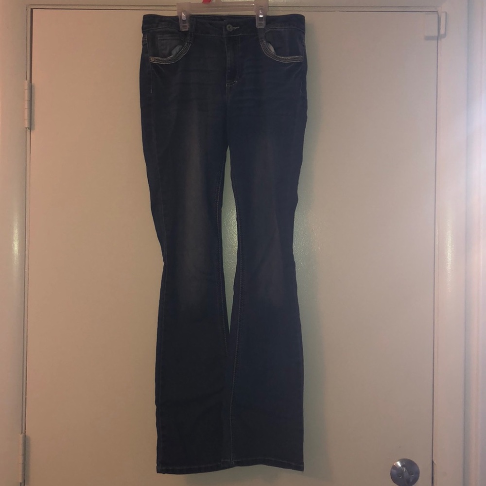 Girls blue jeans